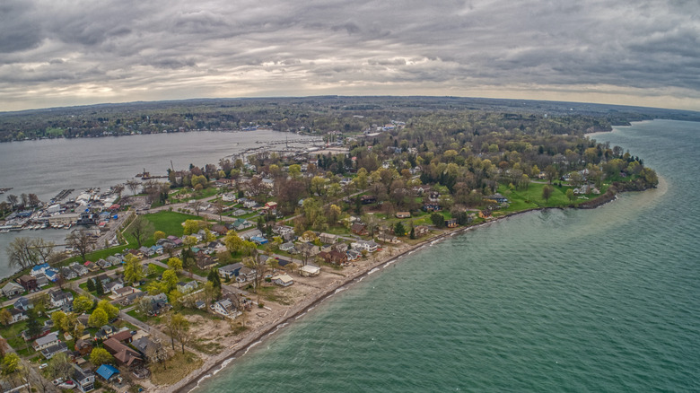 Aerial view of Sodus Point