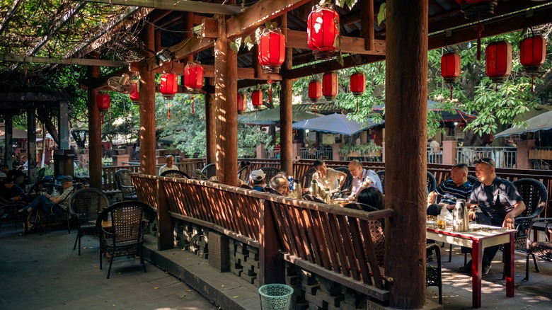 Teahouse in China