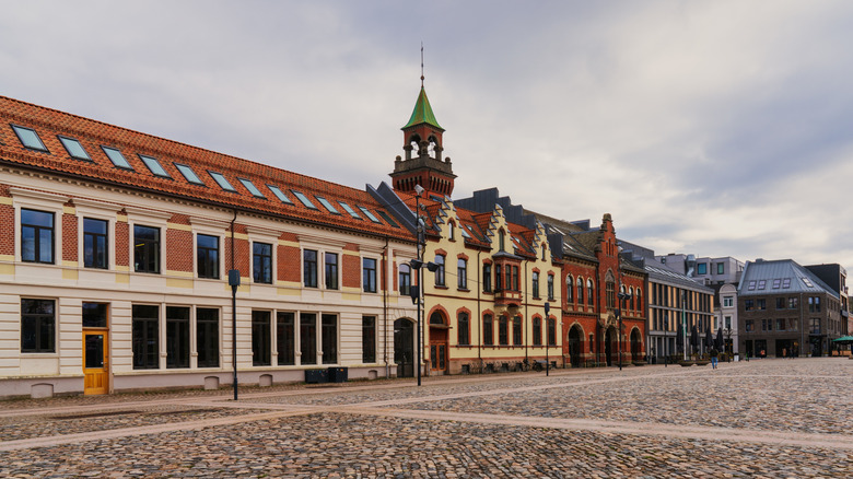 The main square in Kristiansand, Norway