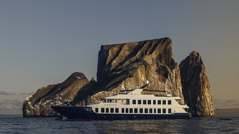 Ecoventura's cruise ship in the Galapagos