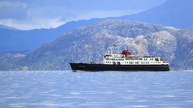 The Hebridean Princess ship in Scotland