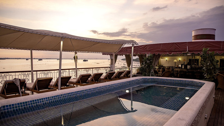 The pool on board Heritage Line's The Jahan