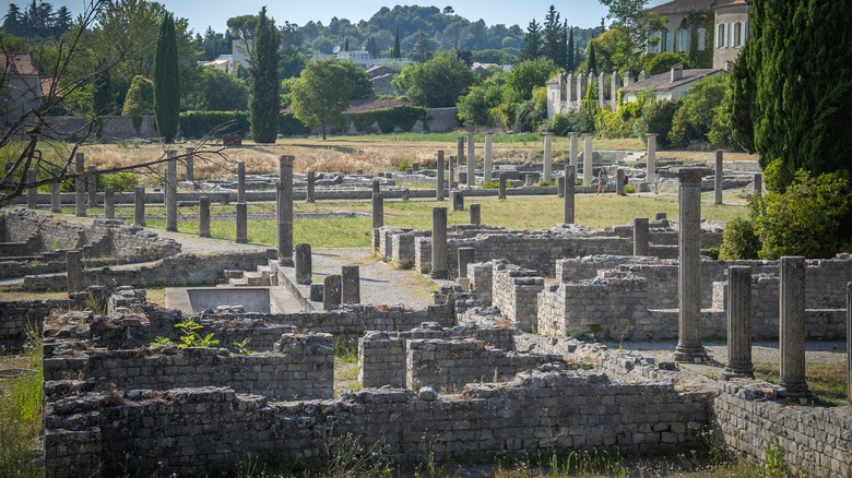 Roman ruins in Vaison-la-Romaine