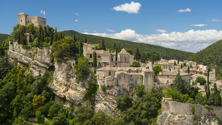 Upper town in Vaison-la-Romaine