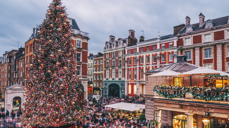 Christmas celebration in England