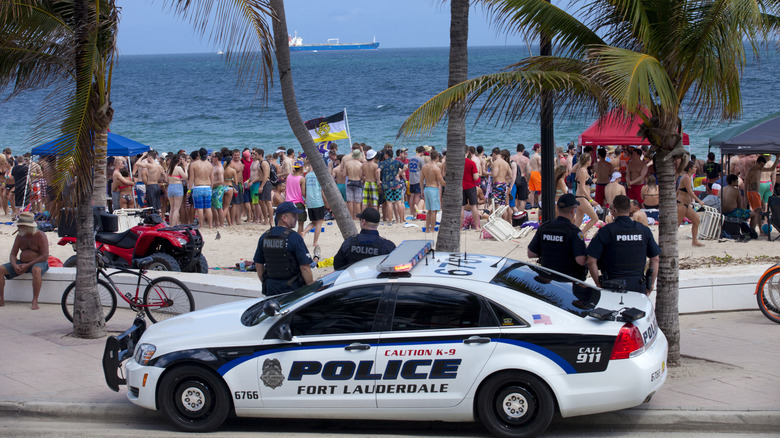 Fort Lauderdale beach during Spring Break