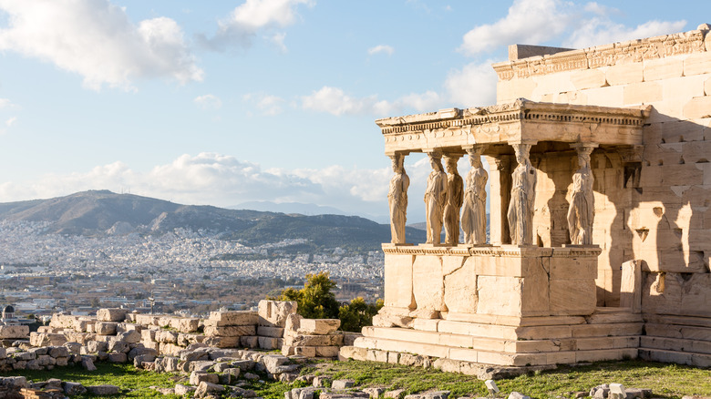 Caryatids at the Erechtheion, Athens, Greece