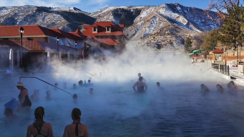 Swimming at Glenwood Springs, Colorado