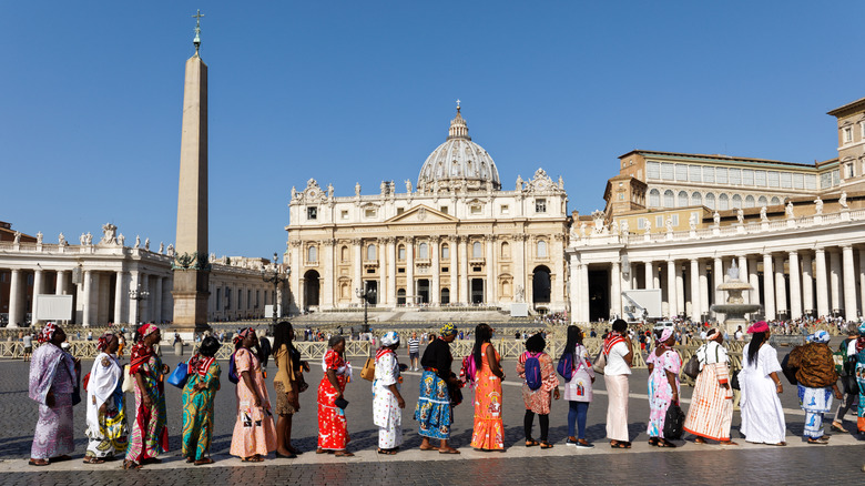 Tourists at Vatican City