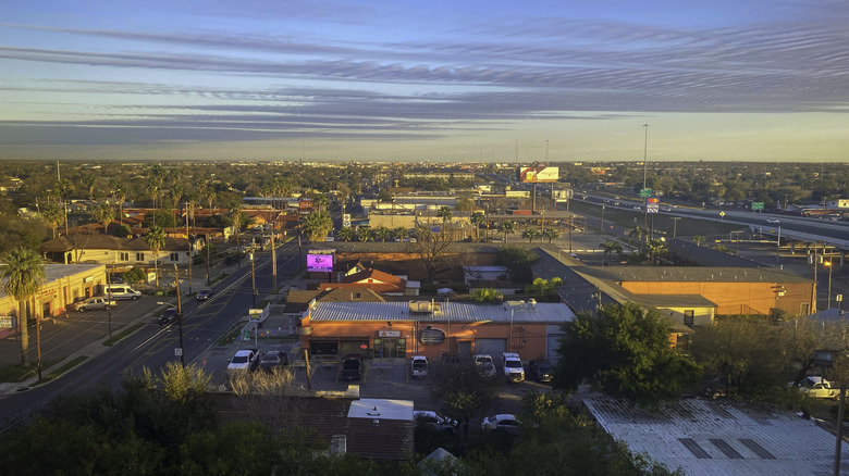 The border town of Laredo, Texas