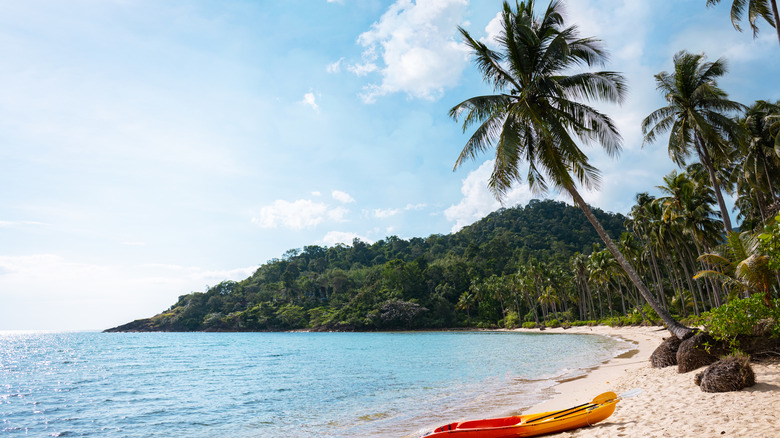 Kayak on koh chang beach