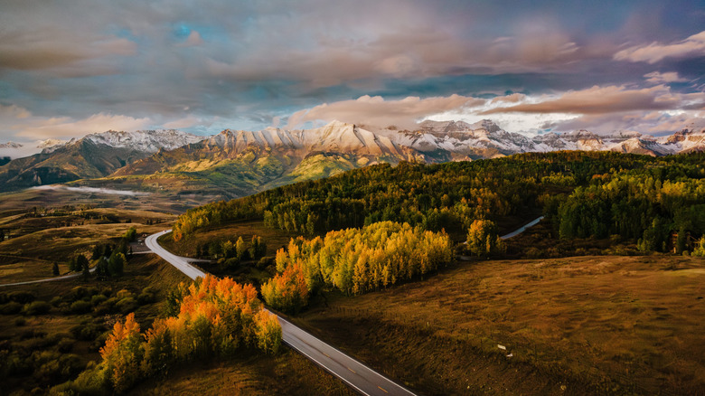 Mountains around Telluride after a rain storm