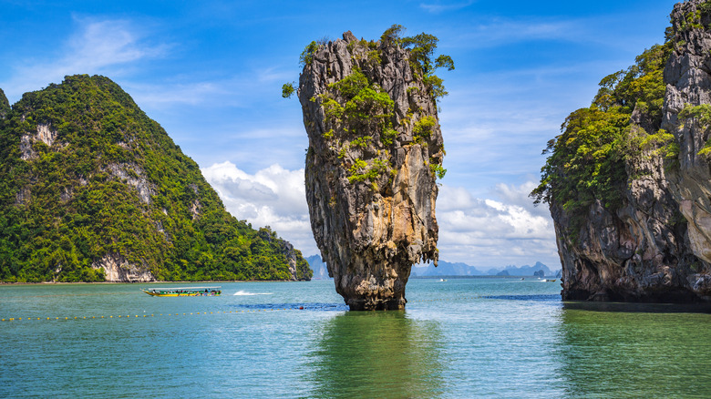 James Bond Island in Thailand.