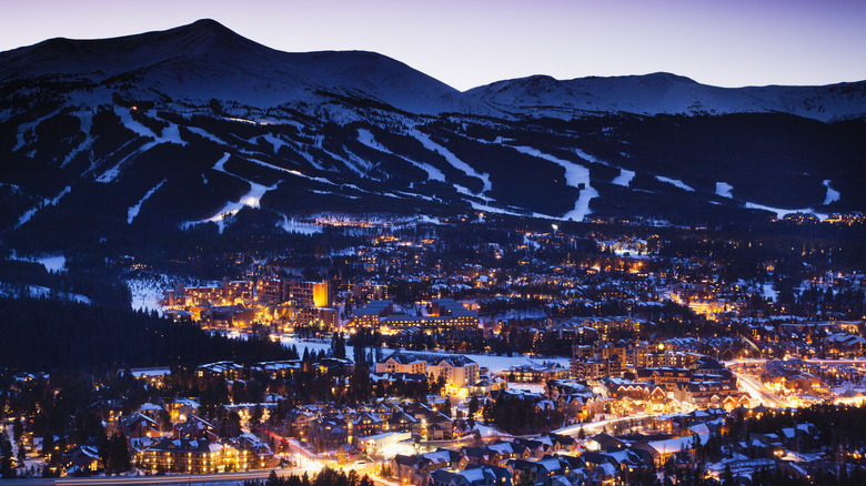 Breckenridge at night