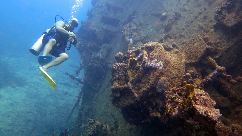 Wreck diving in Aruba