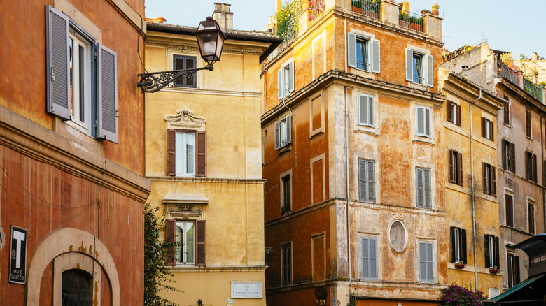 Old Italian apartments