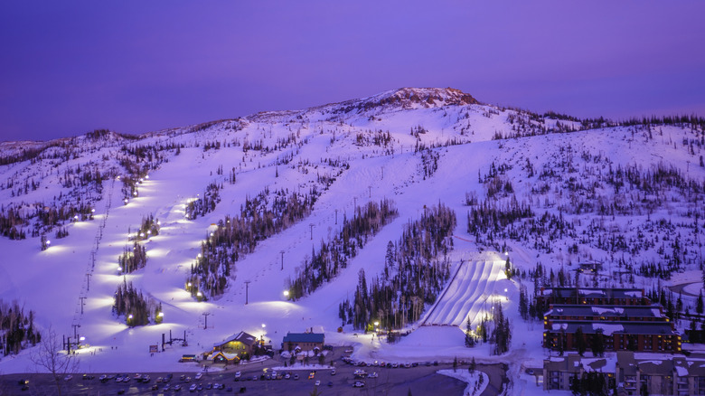 Brian Head Ski Resort on a snowy mountain in Utah