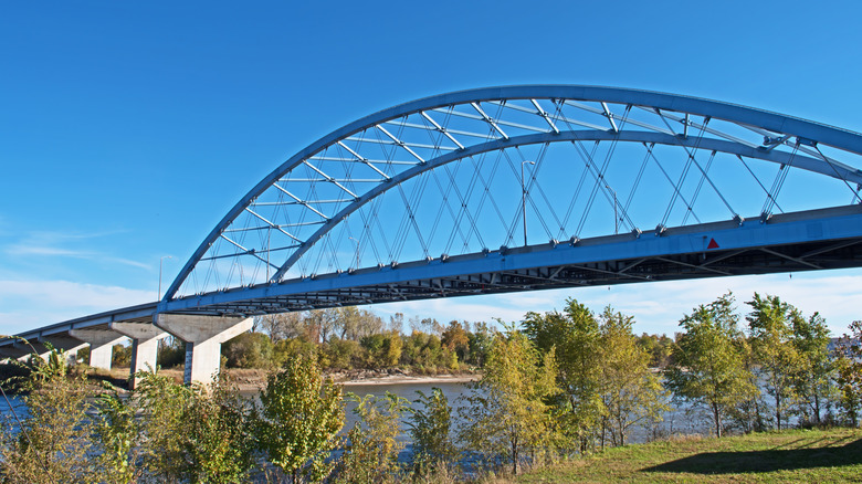 Amelia Earhart Memorial Bridge in Atchison, Kansas