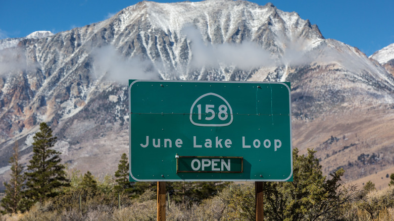 Picture of June Lake Loop sign