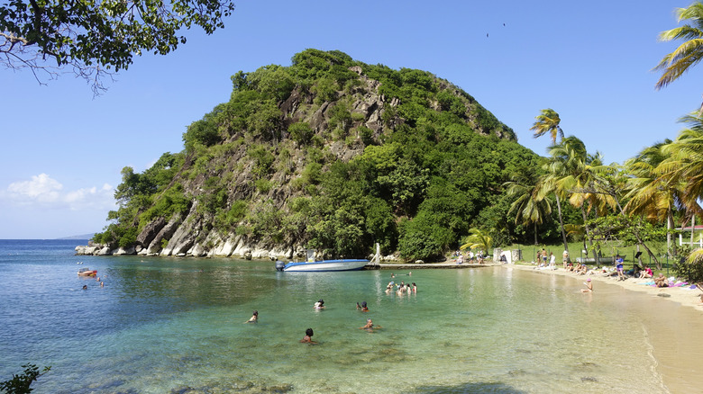 Pain de Sucre beach in Terre de Haut, Guadeloupe.