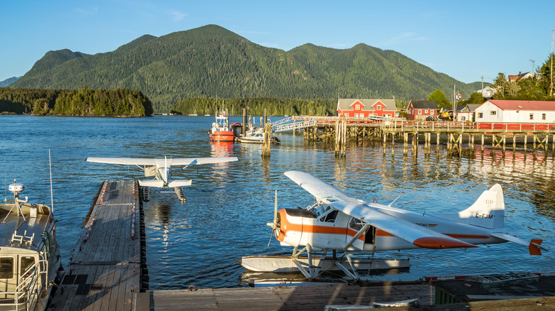 floatplane in Tofino Harbour