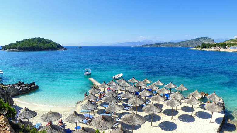 Ksamil beaches in Albania