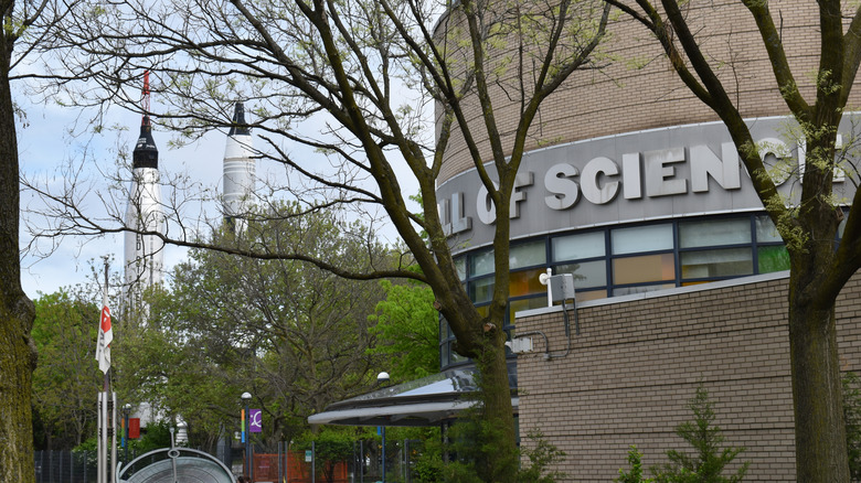 Exterior of the New York Hall of Science in Queens