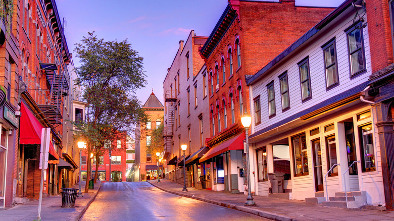 View of downtown Saratoga Springs