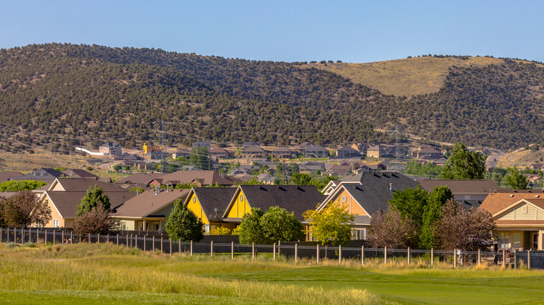 Neighborhood in Eagle Mountain, Utah