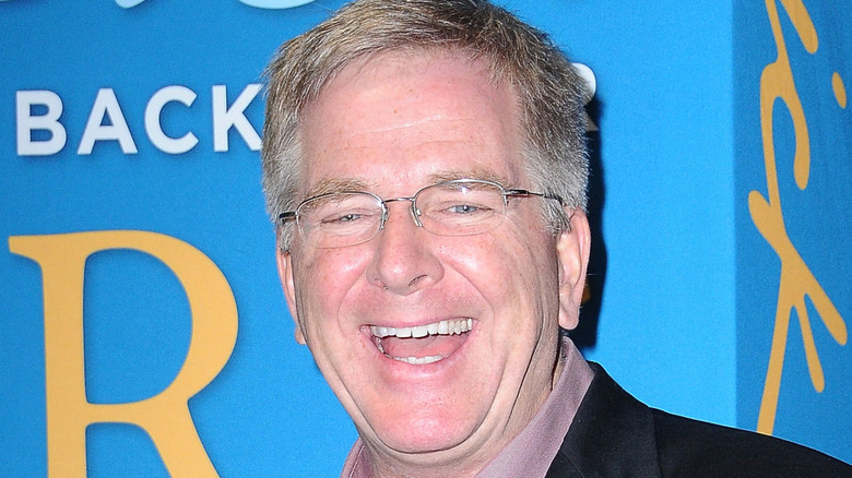 Rick Steves smiling with open mouth