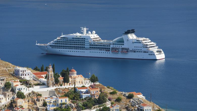 cruise ship mid-voyage