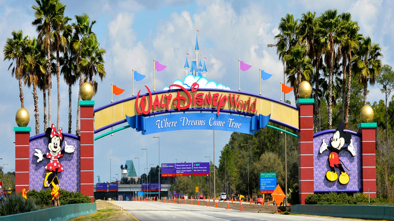 Vehicle entrance for Walt Disney World