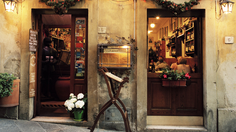 Small restaurant in Italy