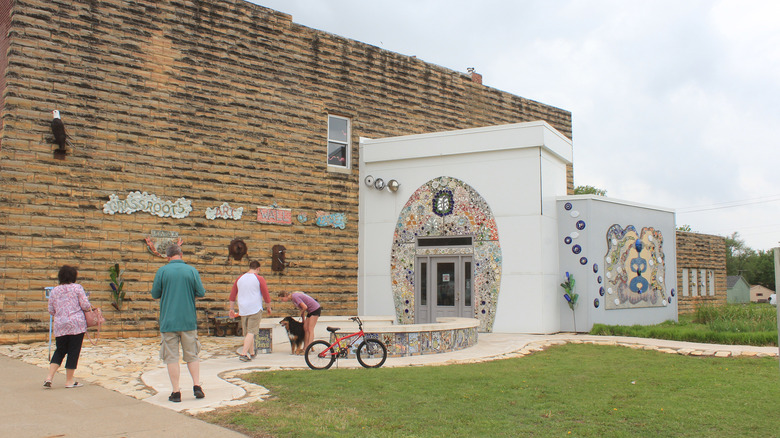 Lucas public bathroom Kansas