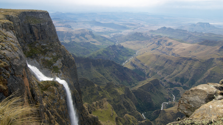 Tugela Falls in Drakensberg Mountains, Africa