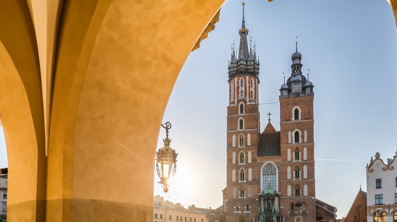 Krakow medieval buildings