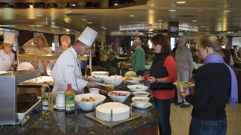 An image of a buffet in Norway.