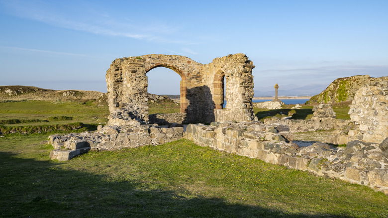 Chapel ruins on Llanddwyn