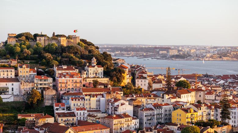 A seaside town in Portugal