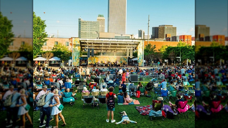 Guthrie Green, an outdoor music venue in Tulsa