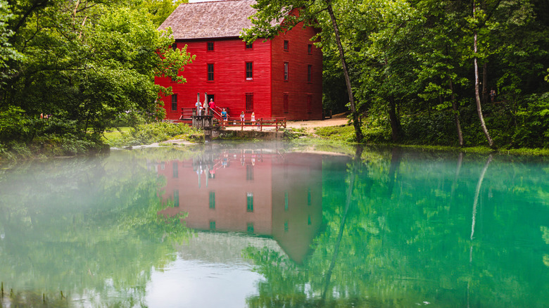 Lakeside view in Eminence, Missouri