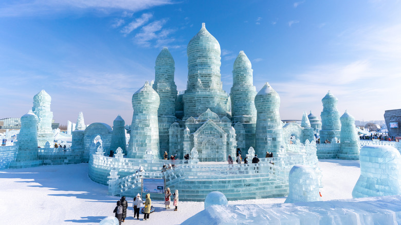 Harbin's Ice and Snow Festival ice castle