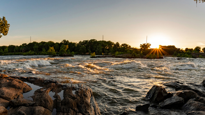 Whitewater on the Chattahoochee River in Columbus, GA