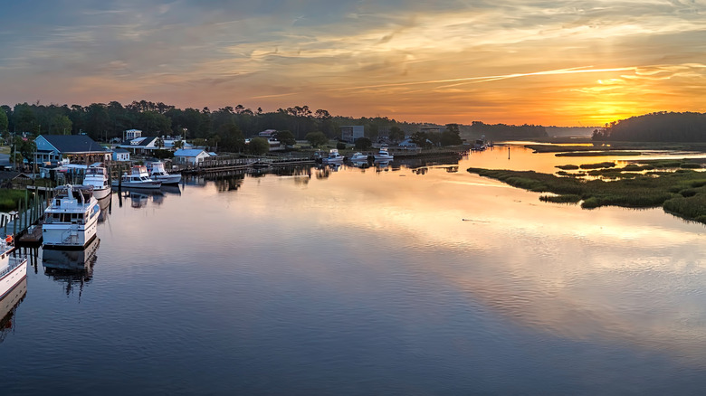 Sunrise in Calabash, North Carolina