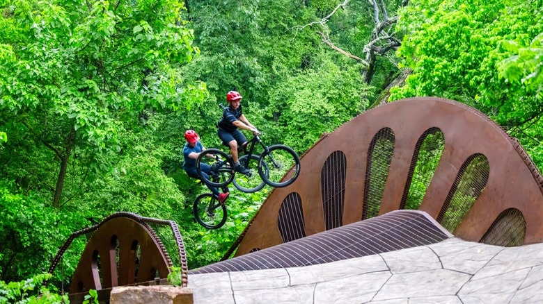 Mountain biking in Bentonville