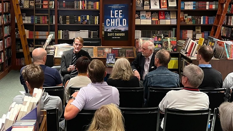 Lee Child author event in The Mystery Bookstore