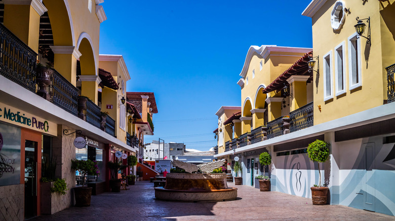 The streets of Los Algodones