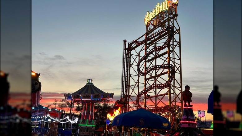 Fireball rollercoaster at Adventureland, NY