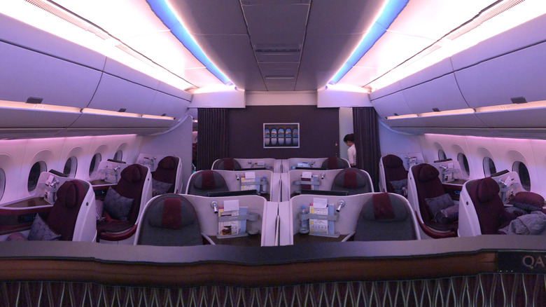 Qatar Airways' A350 Business Class