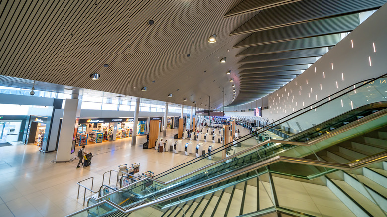 Airport terminal at Perth, Australia